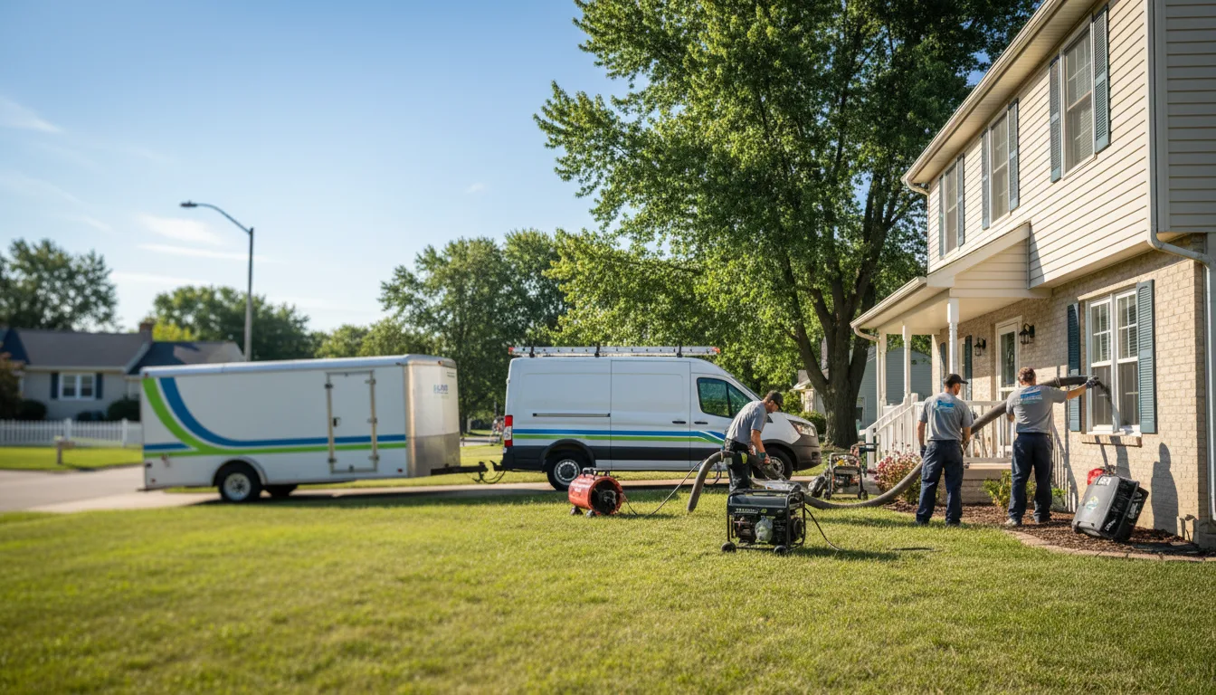 Flooded Basement Restoration And Cleanup With Repair in Dieterich, IL near me